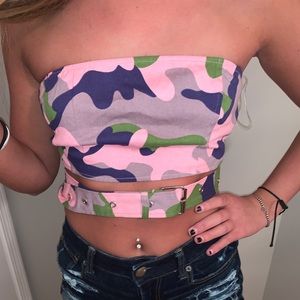 Camo Tube Top